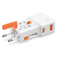 Weltreiseadapter Nomad Pocket 25W, weiß