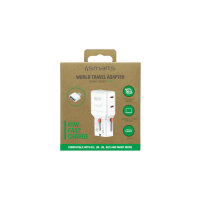 Weltreiseadapter Nomad Pocket GaN 65W, weiß