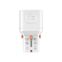 Weltreiseadapter Nomad Pocket GaN 65W, weiß