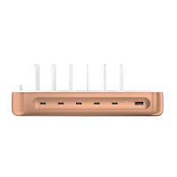 Charging Station Team 100W 5C/1A incl. 6 cables,copper