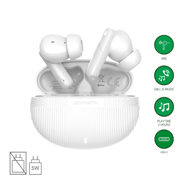 Wireless Headset SkyBuds Pro ANC, weiß