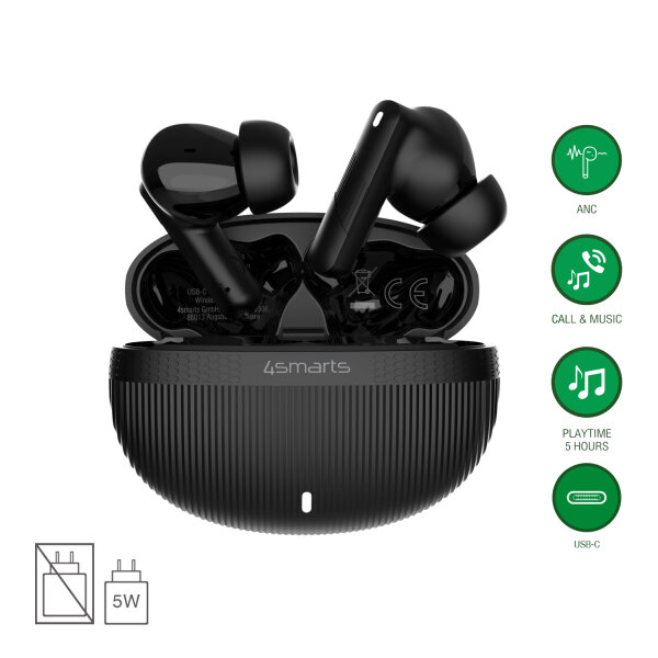 Wireless Headset SkyBuds Pro ANC, black