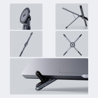 Multi-Stand für Laptop, Tablet & Smartphone, MagSafe-kompatibel, spacegrau