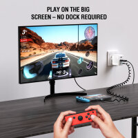 3in1 HDMI Hub-Ladegerät GaN Flex 65W, weiß