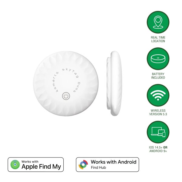 Location Finder SkyTag Duos Set of 2, white