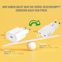 Wall Charger PDPlug Slim Dual 30W GaN 2C, white