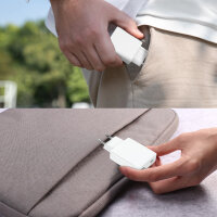 Wall Charger PDPlug Slim Dual 30W GaN 2C, white