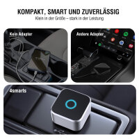 Wireless CarPlay / Android Auto Adapter, silber