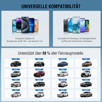 Wireless CarPlay / Android Auto Adapter, silber