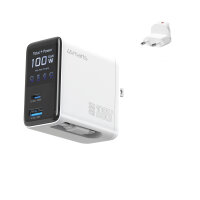 Ladegerät GaN Flex Screen AI 100W 2 USB-C+1 USB-A,...