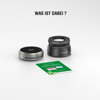 Qi2 25W / MagSafe Ladegerät mit Kühlung, RGB und 360° Halterung, spacegrau