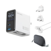 Ladegerät GaN Flex Screen AI 100W 2 USB-C+1 USB-A,...