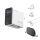 Ladegerät GaN Flex Screen AI 100W 2 USB-C+1 USB-A, weiß, Travel Edition