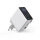 Ladegerät GaN Flex Screen AI 100W 2 USB-C+1 USB-A, weiß, Travel Edition