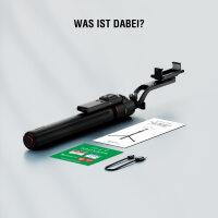 360° AI-Stativ mit Gesichtsverfolgung inkl. Fernbedienung, schwarz