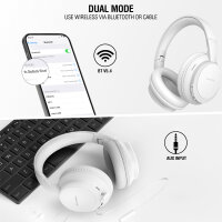 Over-Ear Wireless Kopfhörer SkyBuds Wave, weiß