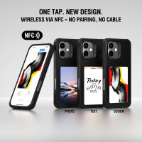 E-Ink Case with NFC Display for iPhone 17, Qi2 ready