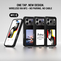 E-Ink Case with NFC Display for iPhone 17 Pro, Qi2 ready