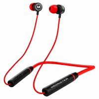 ***Monster Sport Neckband Wireless Headphones SG03, rot
