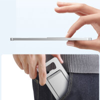 Faltbarer Smartphone Ständer ErgoFold, silber