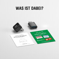 Wireless CarPlay / Android Auto Adapter, schwarz