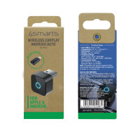 Wireless CarPlay / Android Auto Adapter, schwarz