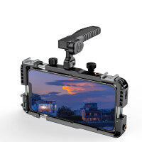 Universelles Smartphone-Video-Rig mit Fernauslöser, schwarz