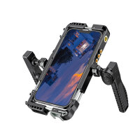 Universelles Smartphone-Video-Rig mit Fernauslöser, schwarz