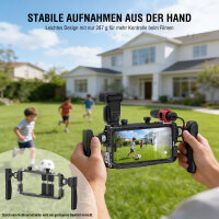 Universelles Smartphone-Video-Rig mit Fernauslöser, schwarz