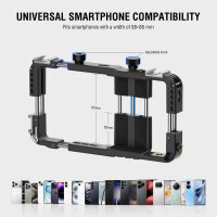 Universelles Smartphone-Video-Rig mit Fernauslöser, schwarz