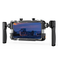 Universelles Smartphone-Video-Rig mit Fernauslöser, schwarz