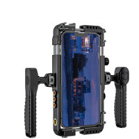 Universelles Smartphone-Video-Rig mit Fernauslöser, schwarz