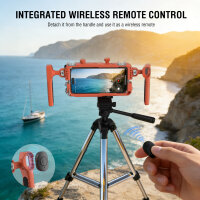Universal Smartphone Video Rig with Wireless Remote, orange