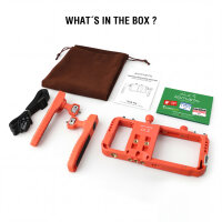 Universal Smartphone Video Rig with Wireless Remote, orange