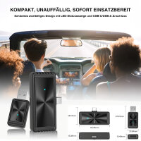 Wireless CarPlay Screen Mirroring Adapter, schwarz