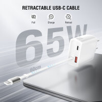 Netzladegerät PDPlug Slim 65W GaN Jojo, weiß