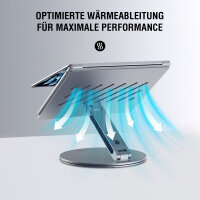 Laptop / Tablet Stand ErgoPro, grey
