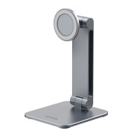 Magnetische Tablet / Smartphone Halterung ErgoPro Desk Stand, grau