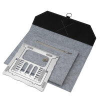 Laptop / Tablet Ergo Workspace Bundle, hellgrau