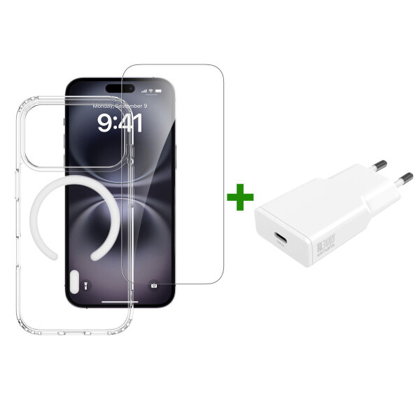 3in1 Premium Starter Set for Apple iPhone 18 Pro / 17 Pro MagSafe compatible
