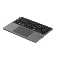 Universal Wireless Keyboard Foldable QWERTZ, silver