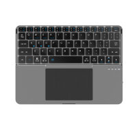 Universal Wireless Keyboard Foldable QWERTY, silver