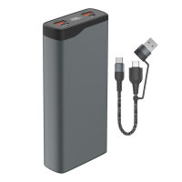 Power Bank VoltHub Pro 20000mAh 22.5W with Quick Charge, PD gunmetal *Select Edition*