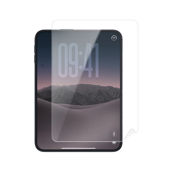 Innendisplay-Schutzfolie mit Montagerahmen für Apple iPhone Duo