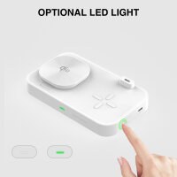 Qi2 15W / MagSafe Multi-Ladestation, weiß