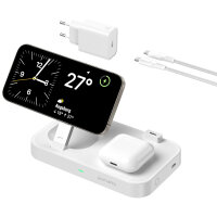 Qi2 15W / MagSafe Multi-Ladestation, weiß