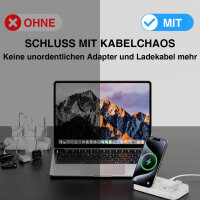 Qi2 15W / MagSafe Multi-Ladestation, weiß