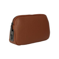 Tech-Clutch Secure mit Fingerabdruck-Schloss, braun