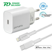 Wall Charger VoltPlug PD 20W and USB-C to Lightning Cable...